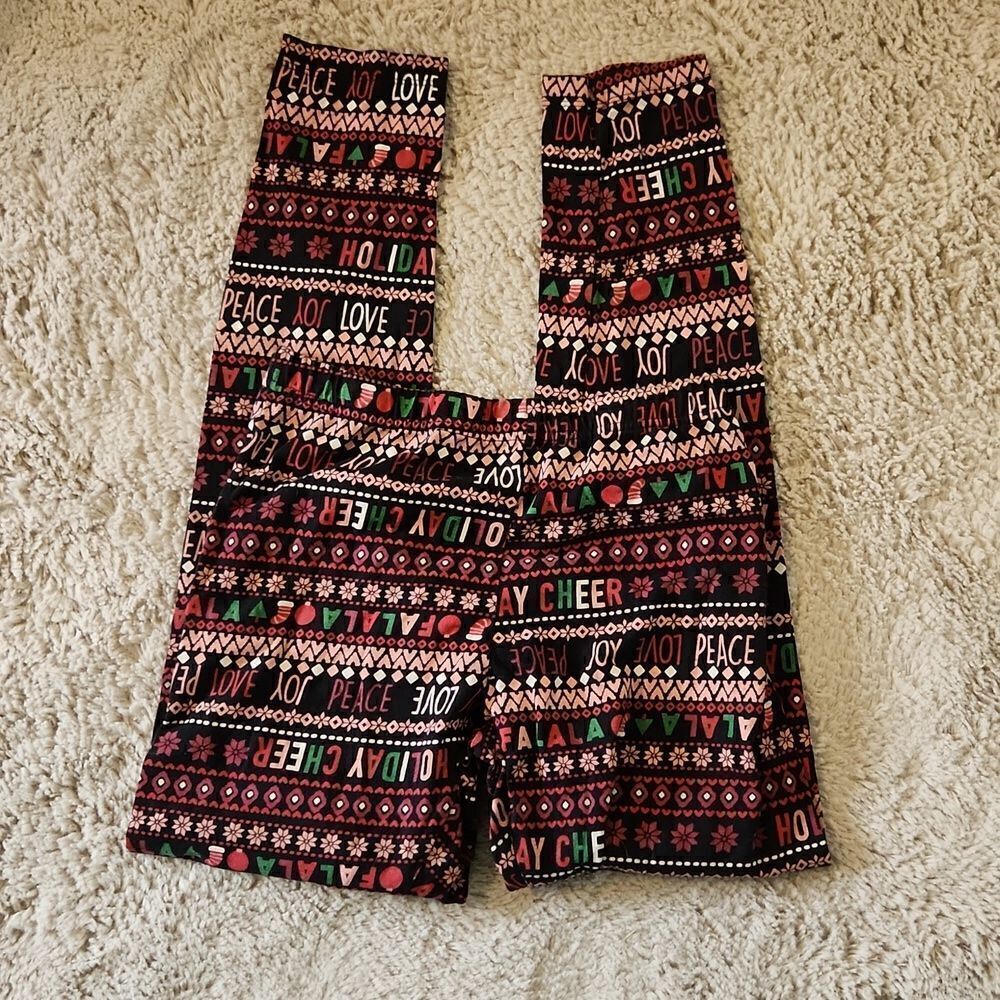 Girls large to extra large holiday Christmas pants